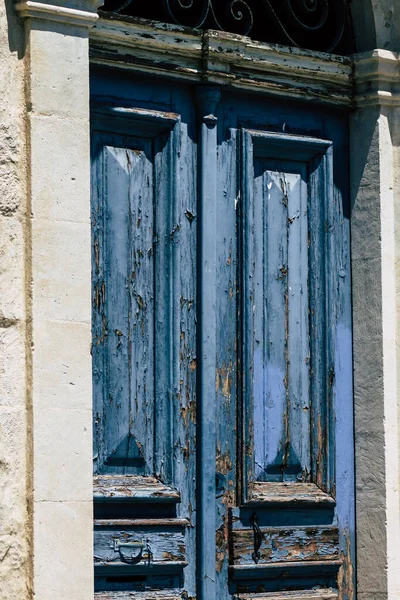 Limassol Cyprus May 2020 View Facade Cypriot House Located Right — Stock Photo, Image