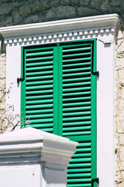 Limassol Cyprus May 2020 View Facade Cypriot House Located Right — Stock Photo, Image