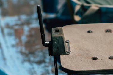 Kıbrıs Rum Kesimi, 30 Mayıs 2020 'de Kıbrıs Rum Kesimi' nin eski Limasol limanında demirlemiş bir balıkçı teknesinin yakını.