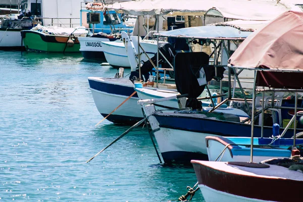 Limassol Zypern Mai 2020 Blick Auf Ein Boot Das Alten — Stockfoto