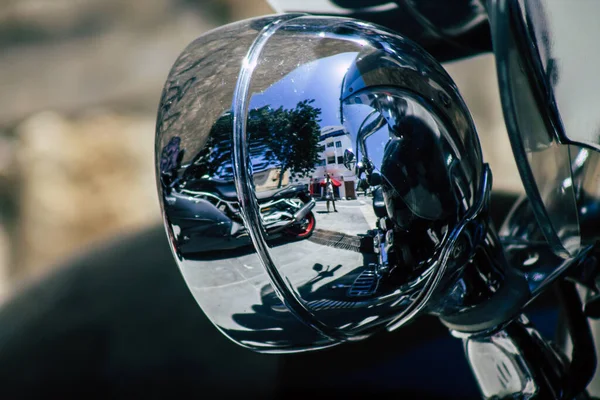 Limassol Chipre Mayo 2020 Primeros Planos Una Motocicleta Harley Davidson — Foto de Stock
