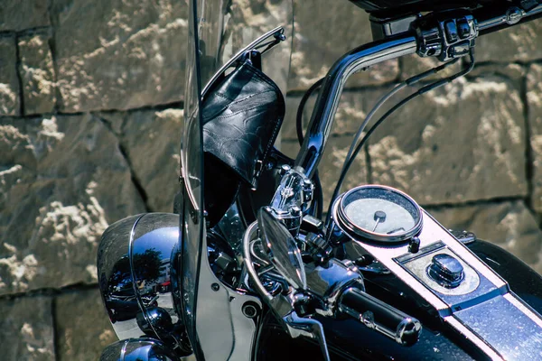 Limassol Zypern Mai 2020 Nahaufnahme Eines Heritage Softail Harley Davidson — Stockfoto