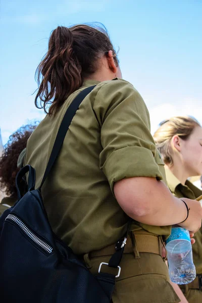 Jerusalem Israel May 2018 View Israeli Soldiers Walking Western Wall — Stock Photo, Image