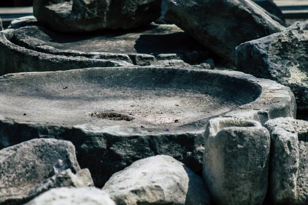 Limassol Cyprus June 2020 View Archaeological Ruins Medieval Limassol Castle — Stock Photo, Image