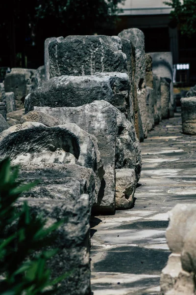 Limassol Chipre Junio 2020 Vista Las Ruinas Arqueológicas Del Castillo — Foto de Stock