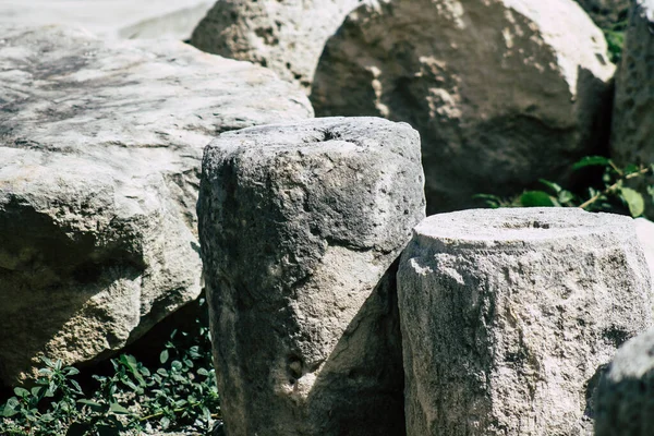 Limassol Chipre Junio 2020 Vista Las Ruinas Arqueológicas Del Castillo — Foto de Stock