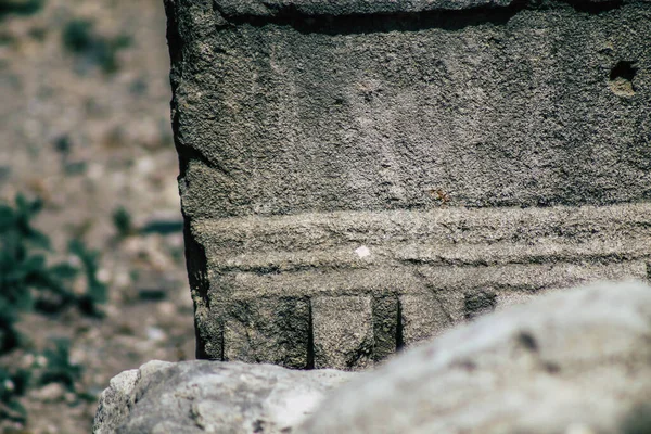 Limassol Chipre Junho 2020 Vista Das Ruínas Arqueológicas Castelo Medieval — Fotografia de Stock