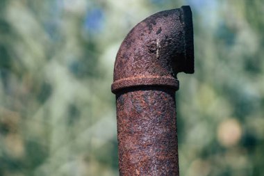 Limasol Kıbrıs 3 Haziran 2020 Limasol 'da bir inşaat sahasında park etmiş eski bir JCB buldozerinin görüntüsü