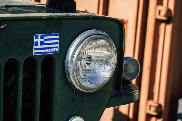 Limassol Cyprus June 2020 View Army Willys Jeep Parked Streets — Stock Photo, Image