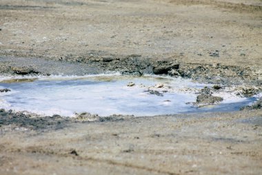 Kıbrıs Rum Kesimi, Kıbrıs Rum Kesimi 'nin en büyük iç su kütlesi olan Limasol Tuz Gölü' nün 3 Haziran 2020 tarihli görüntüsü