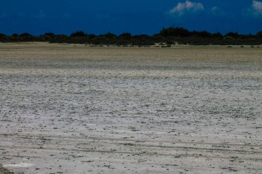Kıbrıs Rum Kesimi, Kıbrıs Rum Kesimi 'nin en büyük iç su kütlesi olan Limasol Tuz Gölü' nün 3 Haziran 2020 tarihli görüntüsü