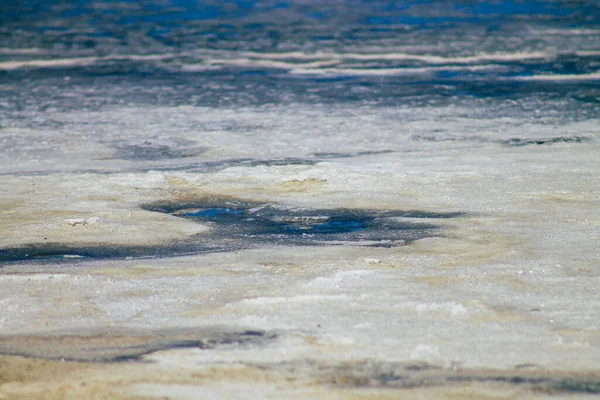 Limassol Chypre Juin 2020 Vue Lac Salé Limassol Grande Étendue — Photo