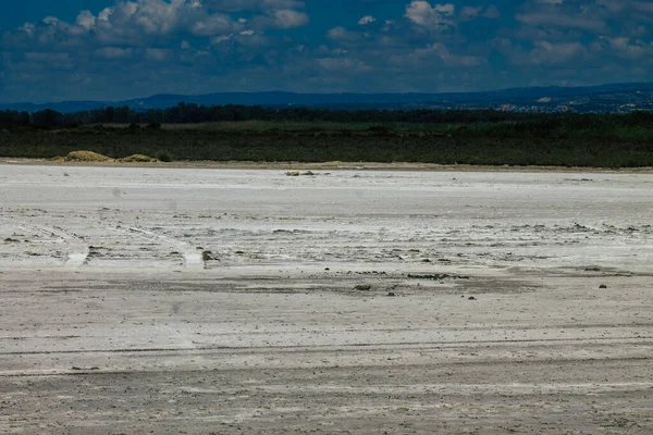 Limassol Kypr Června 2020 Pohled Limassol Salt Lake Největší Vnitrozemskou — Stock fotografie