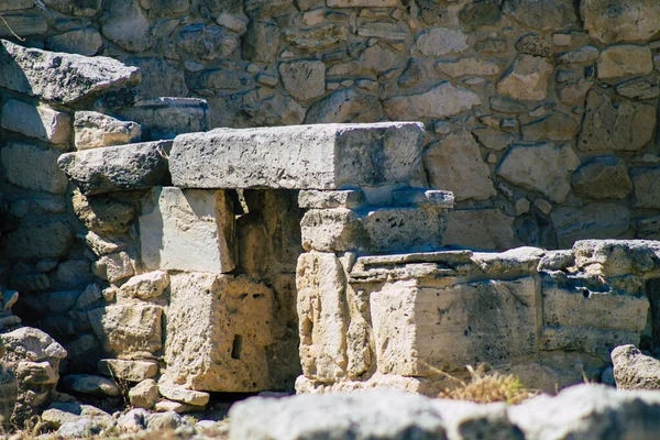 Limassol Cypern Juni 2020 Utsikt Över Arkeologiska Resterna Templet Amathous — Stockfoto