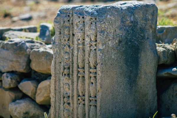 Limassol Chipre Junio 2020 Vista Los Restos Arqueológicos Del Templo — Foto de Stock