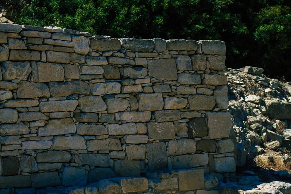 Limassol Chypre Juin 2020 Vue Des Vestiges Archéologiques Temple Amathous — Photo