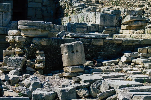 Limassol Cyprus Juni 2020 Zicht Archeologische Overblijfselen Van Tempel Van — Stockfoto