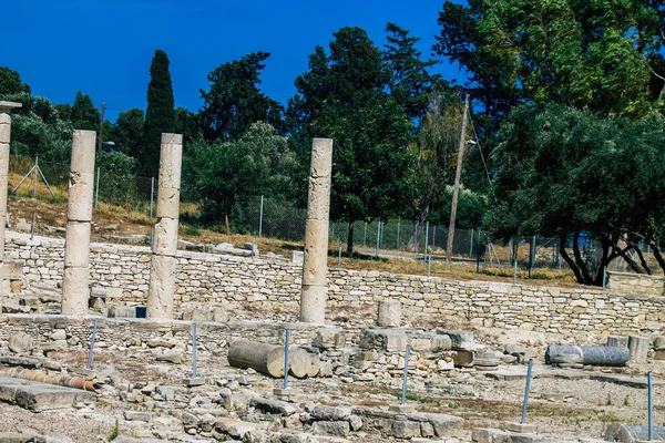 Limassol Cipru Iunie 2020 Vedere Rămășițelor Arheologice Ale Templului Amathous — Fotografie, imagine de stoc