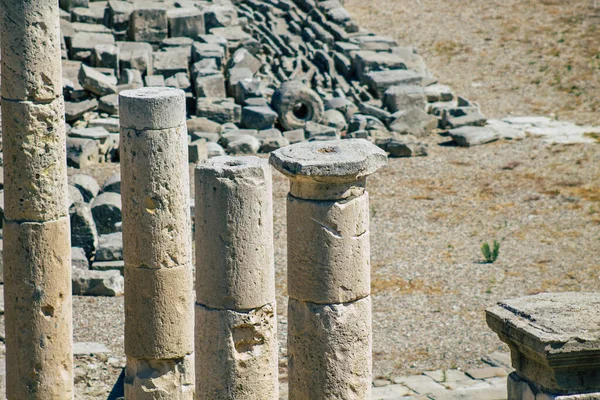 리마솔 2020 아프로디테에게 유적지 아마스의 신전의 고고학적 유물에 — 스톡 사진
