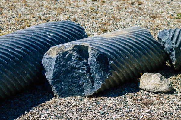 Limassol Kypr Června 2020 Pohled Archeologické Pozůstatky Chrámu Amathous Velkého — Stock fotografie