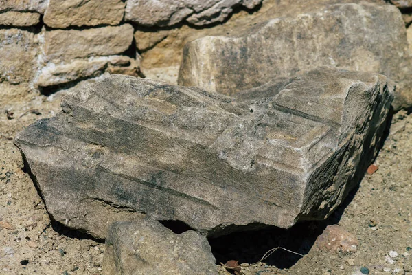 Limassol Chipre Junio 2020 Vista Los Restos Arqueológicos Del Templo — Foto de Stock