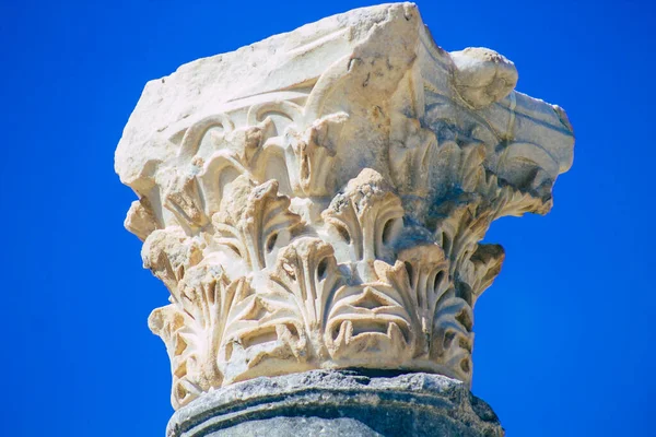Limassol Chipre Junio 2020 Vista Los Restos Arqueológicos Del Templo — Foto de Stock