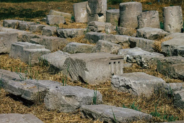리마솔 2020 아프로디테에게 유적지 아마스의 신전의 고고학적 유물에 — 스톡 사진