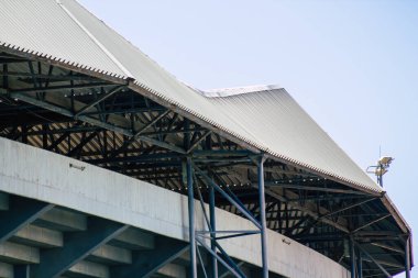 Limasol Kıbrıs Rum Kesimi 11 Haziran 2020 'de Kıbrıs Rum Kesimi' nin Limasol kentindeki futbol stadyumunun dış görüntüsü