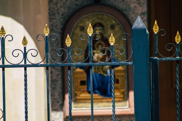 Limassol Chypre Juin 2020 Vue Une Église Orthodoxe Dans Ville — Photo