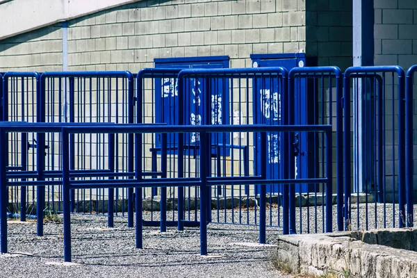 Limassol Chipre Junio 2020 Vista Del Exterior Del Estadio Fútbol — Foto de Stock