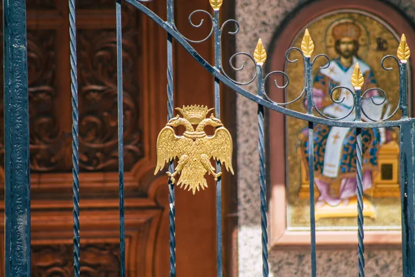Limassol Chipre Junio 2020 Vista Una Iglesia Ortodoxa Ciudad Limassol — Foto de Stock