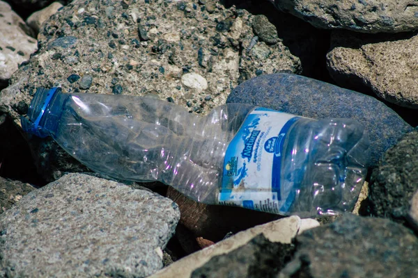 Limassol Kypr Června 2020 Detailní Záběr Různé Znečištění Kovových Plastových — Stock fotografie
