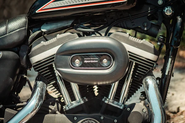 Limassol Cyprus June 2020 Closeup Sportster 883R Harley Davidson Motorcycle — Stock Photo, Image