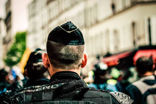 Paris France May 2019 View French National Gendarmerie Intervention Protests — Stock Photo, Image