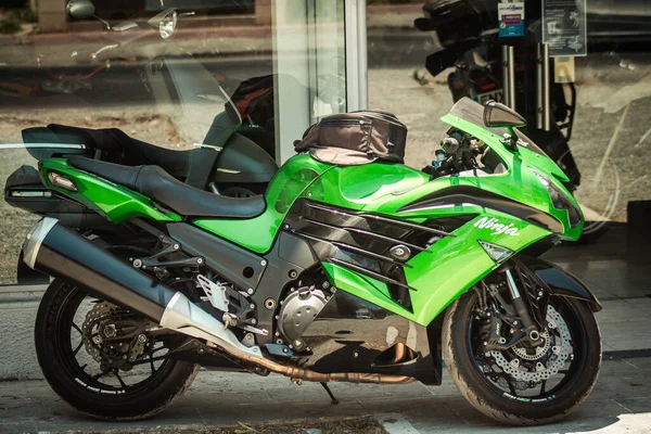Limassol Zypern Juni 2020 Blick Auf Ein Motorrad Das Den — Stockfoto