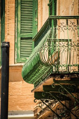 Lefkoşe Kıbrıs 04 Temmuz 2020 Kıbrıs Rum Kesimi 'nin başkenti Lefkoşe' de bulunan bir evin cephesine bakınız