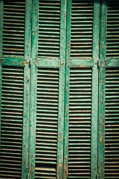 Nicosia Cyprus July 2020 View Wooden Window House Located Old — Stock Photo, Image