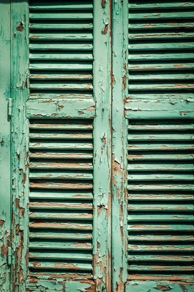 Nikosia Zypern Juli 2020 Blick Auf Das Holzfenster Eines Hauses — Stockfoto