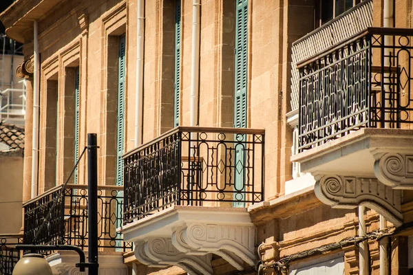 Nicosia Chipre Julho 2020 Vista Fachada Uma Casa Localizada Cidade — Fotografia de Stock