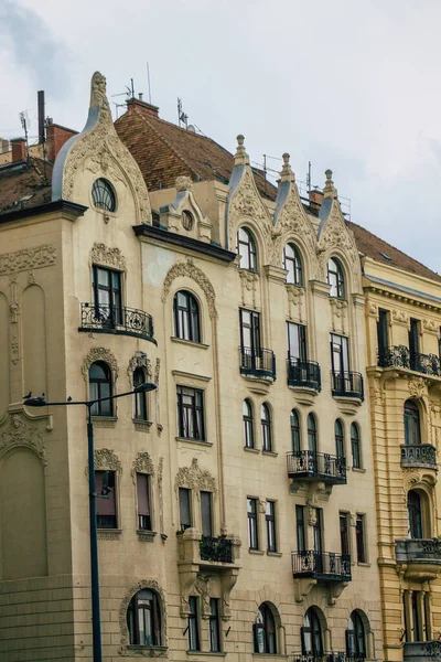 Budapest Hungría Julio 2020 Vista Arquitectura Gótica Antiguo Edificio Histórico —  Fotos de Stock