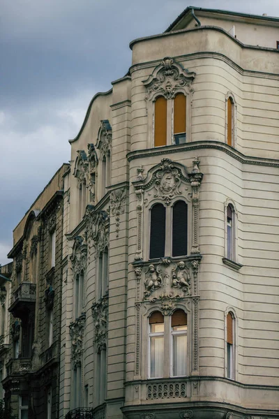 Budapeste Hungria Julho 2020 Vista Arquitetura Gótica Antigo Edifício Histórico — Fotografia de Stock