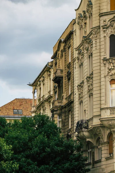 부다페스트 헝가리 July 2020 View Gothic Architecture Ancient History Building — 스톡 사진