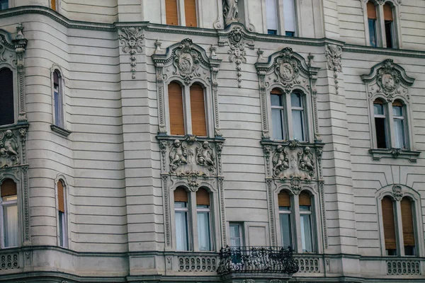 Budapeste Hungria Julho 2020 Vista Arquitetura Gótica Antigo Edifício Histórico — Fotografia de Stock