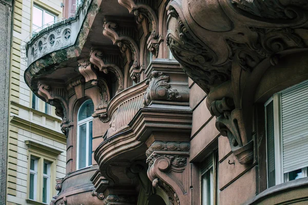 Budapeste Hungria Julho 2020 Vista Arquitetura Gótica Antigo Edifício Histórico — Fotografia de Stock