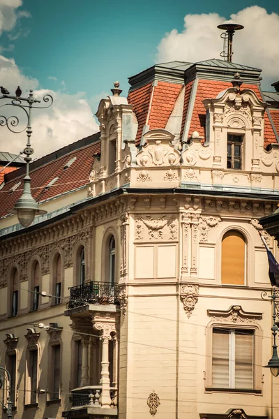 Budapeszt Węgry Lipca 2020 Widok Architekturę Central Market Hall Znajduje — Zdjęcie stockowe