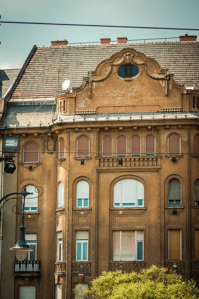 Boedapest Hongarije Juli 2020 Zicht Gotische Architectuur Van Historisch Gebouw — Stockfoto