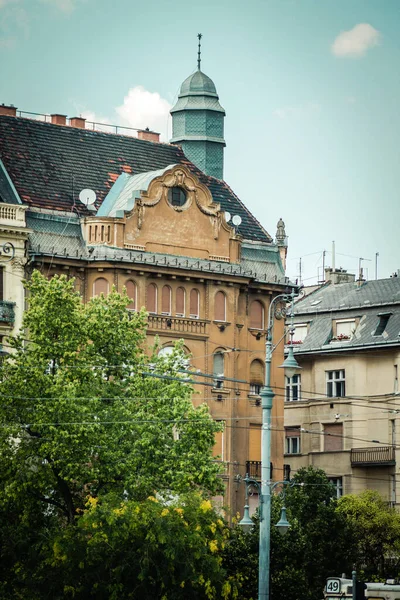 Budapest Ungern Juli 2020 Utsikt Över Den Gotiska Arkitekturen Historiska — Stockfoto