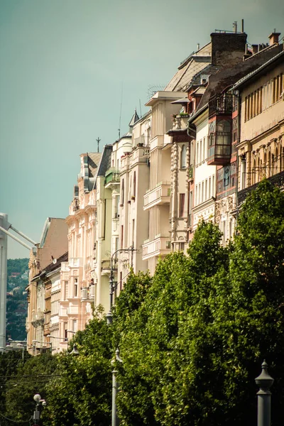 Budapest Ungarn Juli 2020 Blick Auf Die Gotische Architektur Des — Stockfoto