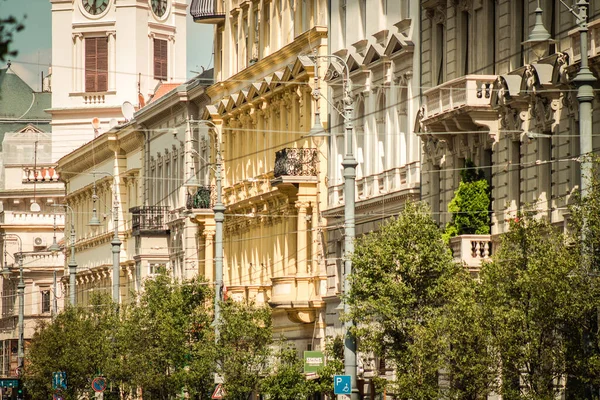 Budapest Ungarn Juli 2020 Blick Auf Die Gotische Architektur Des — Stockfoto