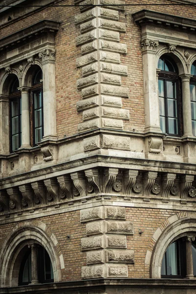 Budapest Hungary July 2020 View Gothic Architecture University Located Downtown — Stock Photo, Image